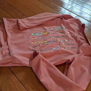 Nike dry fit long sleeve shimmer top